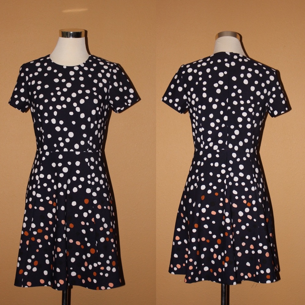 Mini polka dot dress